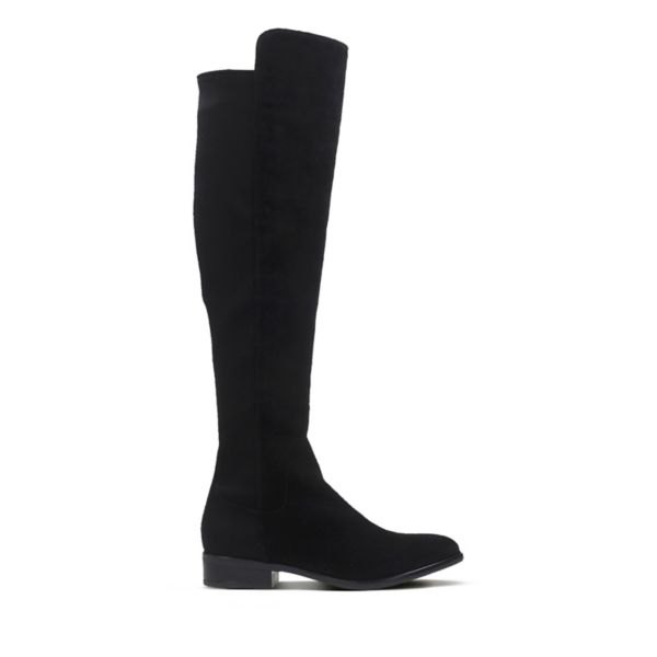 Clarks Womens Caddy Belle Knee High Boots Black | UK-6813790